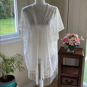 STUDIO GEM LACE KIMONO/ SWIMSUIT/COVER-UP